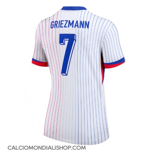 Maglie da calcio Francia Antoine Griezmann #7 Seconda Maglia Femminile Europei 2024 Manica Corta